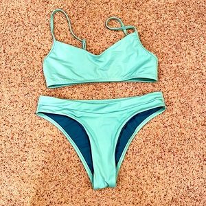 Jolyn bikini set green/blue size small